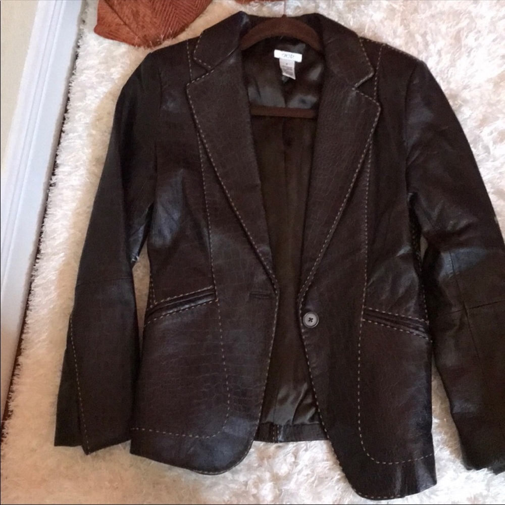 Cache 100% leather jacket